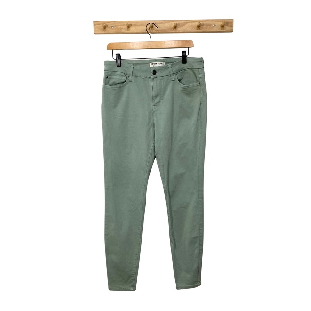 Brody Jeans | Mint Green Women's Skinny Ankle Rayon Blend Pants 30 W x 29 L